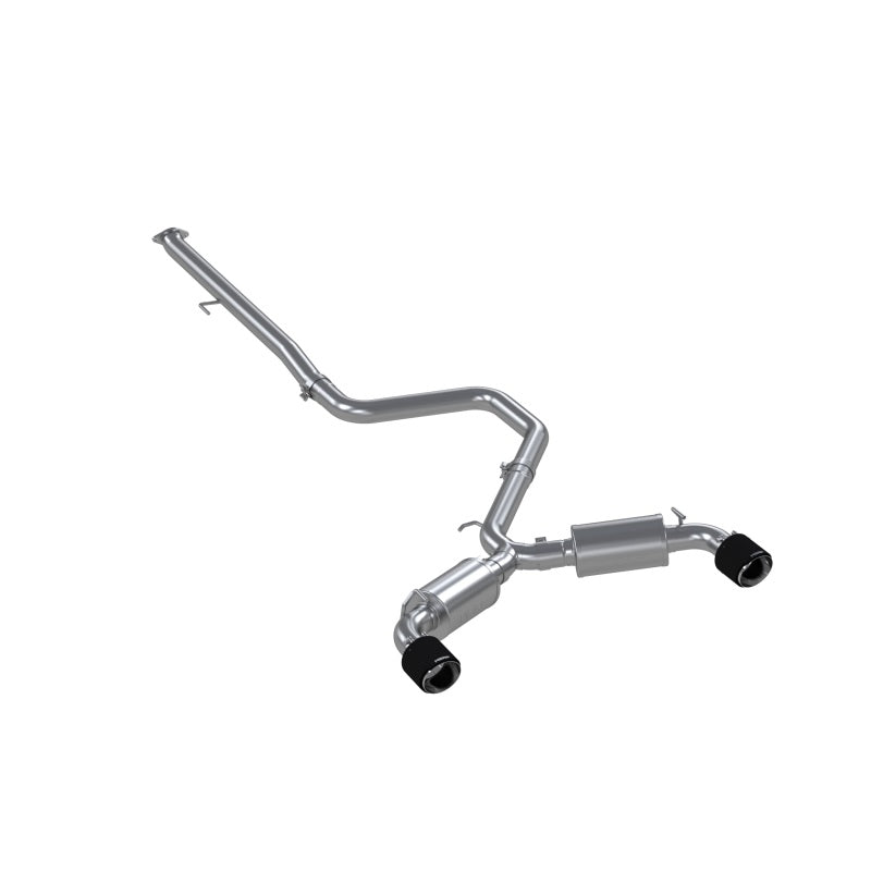 MBRP 2019+ Hyundai Veloster N 2.0L Turbo 3in Cat Back - T304 Stainless - Carbon Fiber Tip - T1 Motorsports