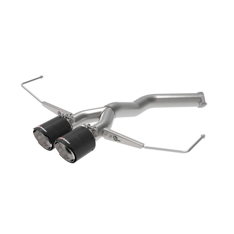 aFe Takeda 3in-2.5in 304 SS Axle-Back Exhaust w/ Carbon Tip 19-20 Hyundai Veloster I4-1.6L(t)