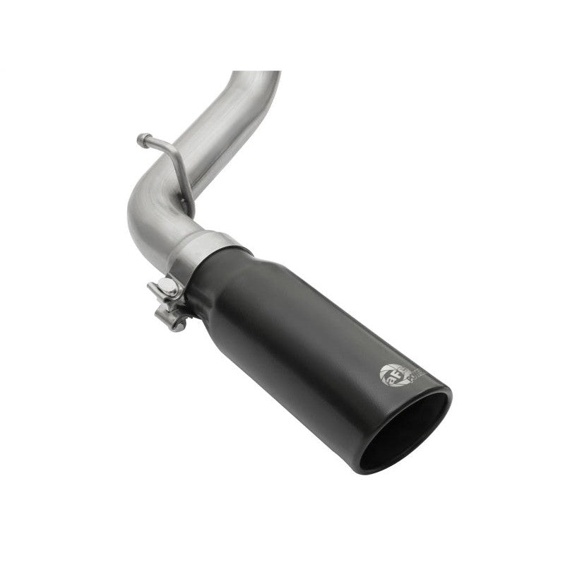 aFe MACHForce XP Cat Back SS Exhausts Black Tips 05-12 Toyota Tacoma L4-2.7L