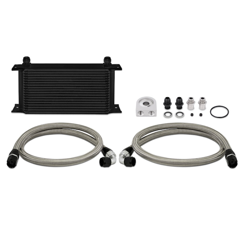 Mishimoto Universal 19 Row Oil Cooler Kit - Black - T1 Motorsports