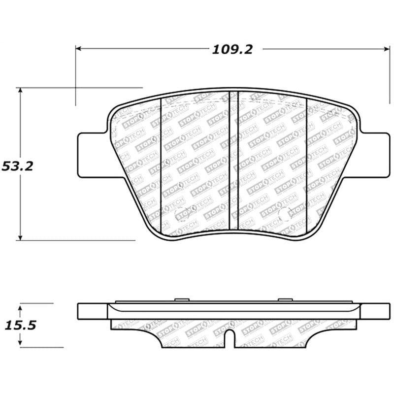 StopTech Performance Volkswagen Rear Brake Pads