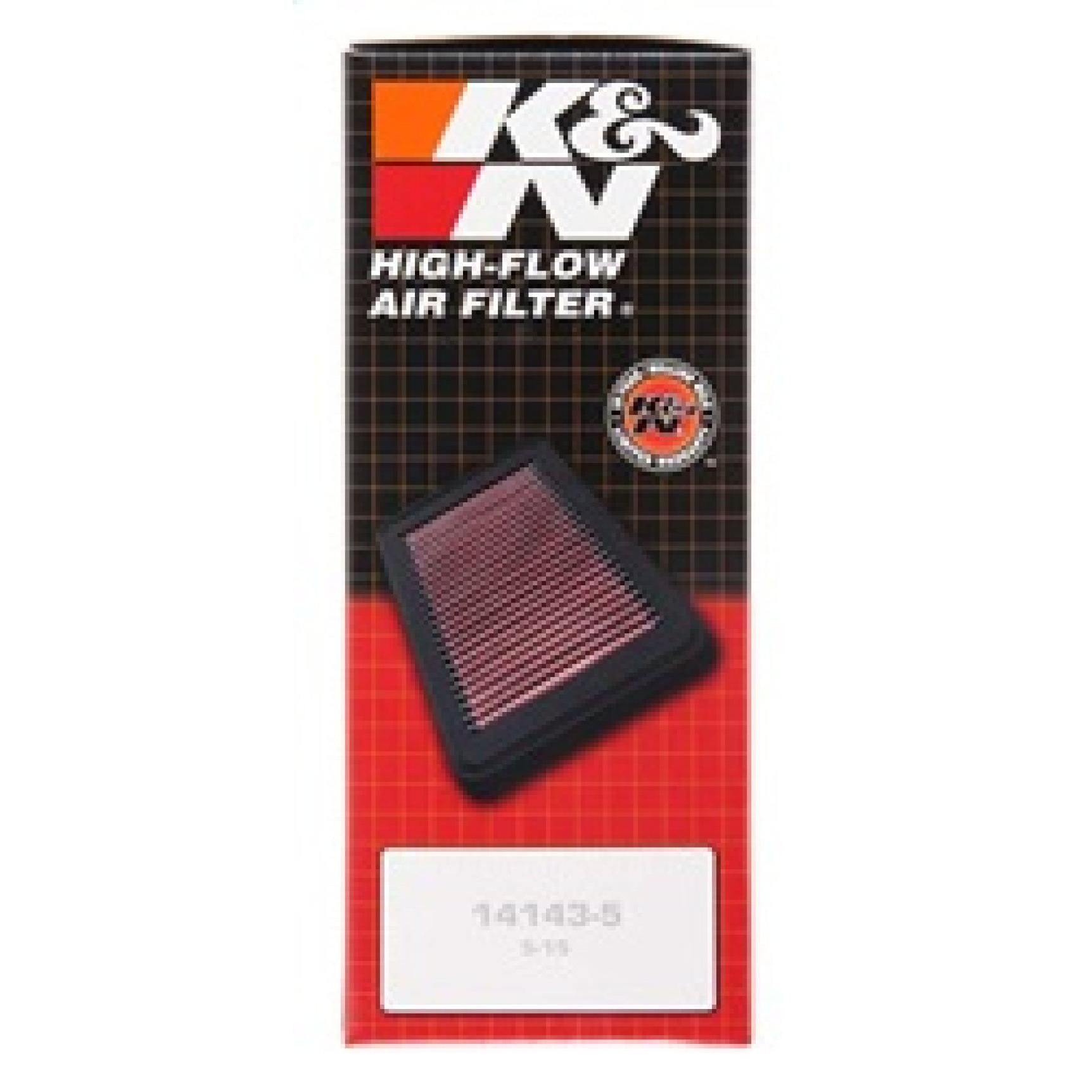 K&N Replacement Air Filter AIR FILTER, CHEV CAMARO 2.8L 1985-89, 5.0L 1985-92, 5.7L 1987-92