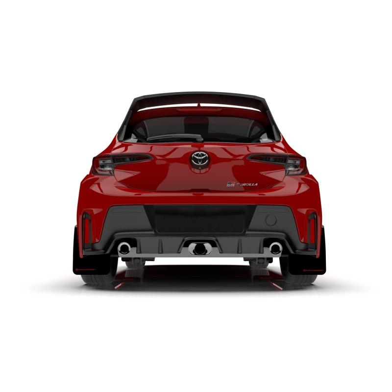 Rally Armor 2023 Toyota GR Corolla Black UR Mud Flap w/ White Logo