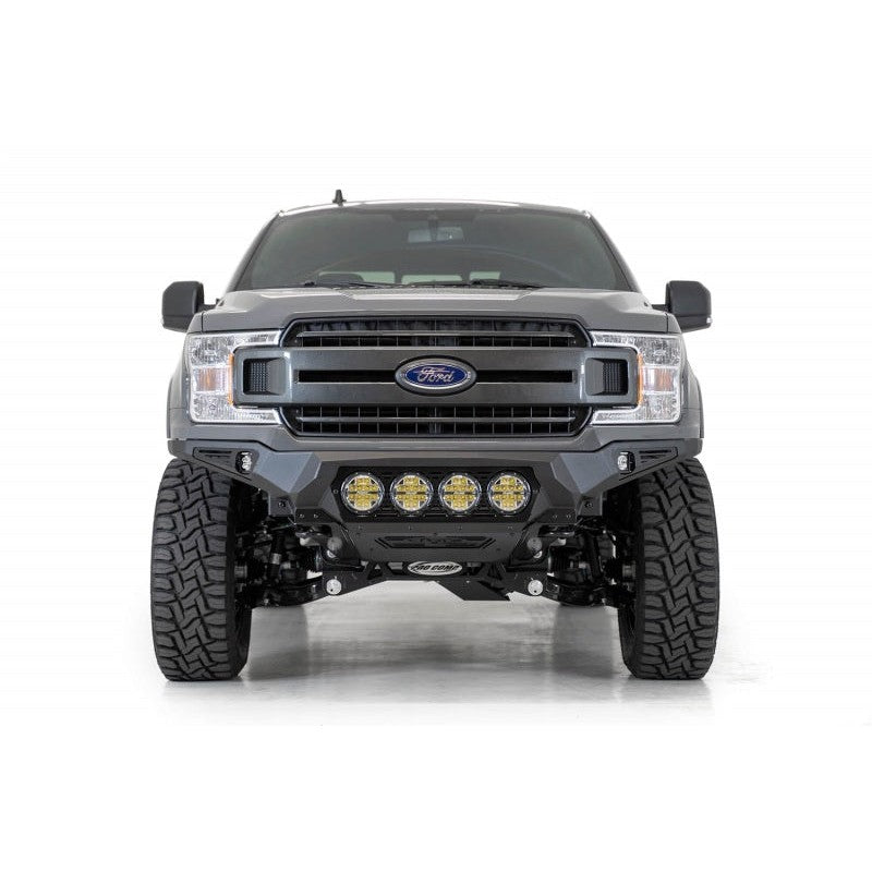 Addictive Desert Designs 18-20 Ford F-150 Bomber Front Bumper w/ 4 Rigid 360 6IN Mounts