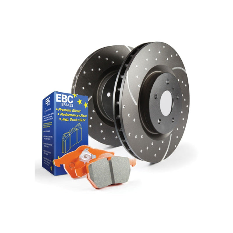 EBC S8 Kits Orangestuff Pads & GD Rotors - T1 Motorsports