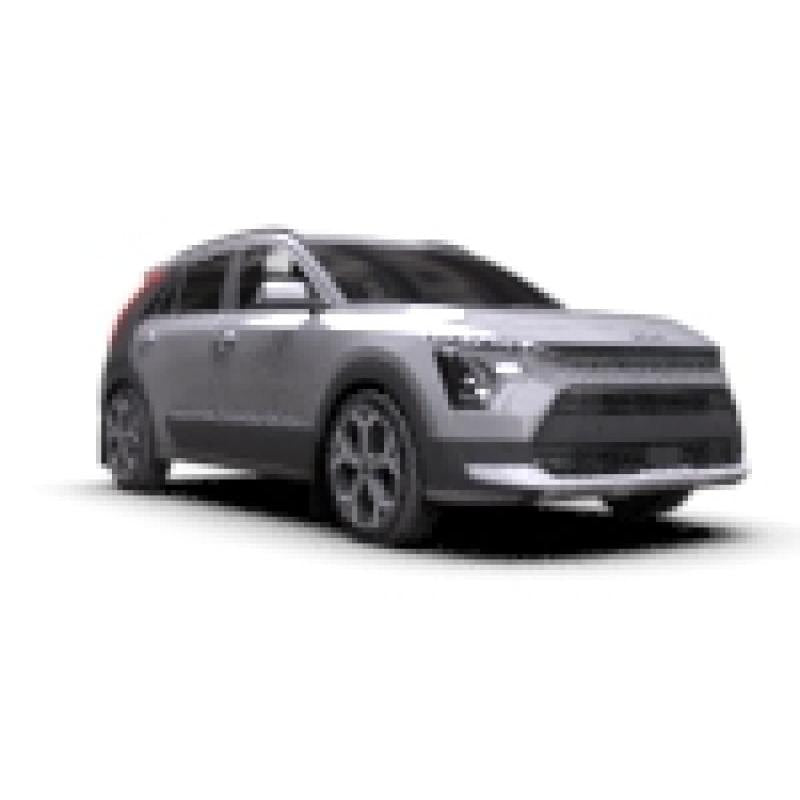 Rally Armor 2023 Kia Niro SG2 Black UR Mud Flap White Logo