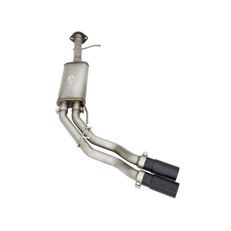 aFe Rebel Series Exhaust SS Front Side Exit CB w/ Black Tips 10-14 Ford F150 Ecoboost V8 6.2L