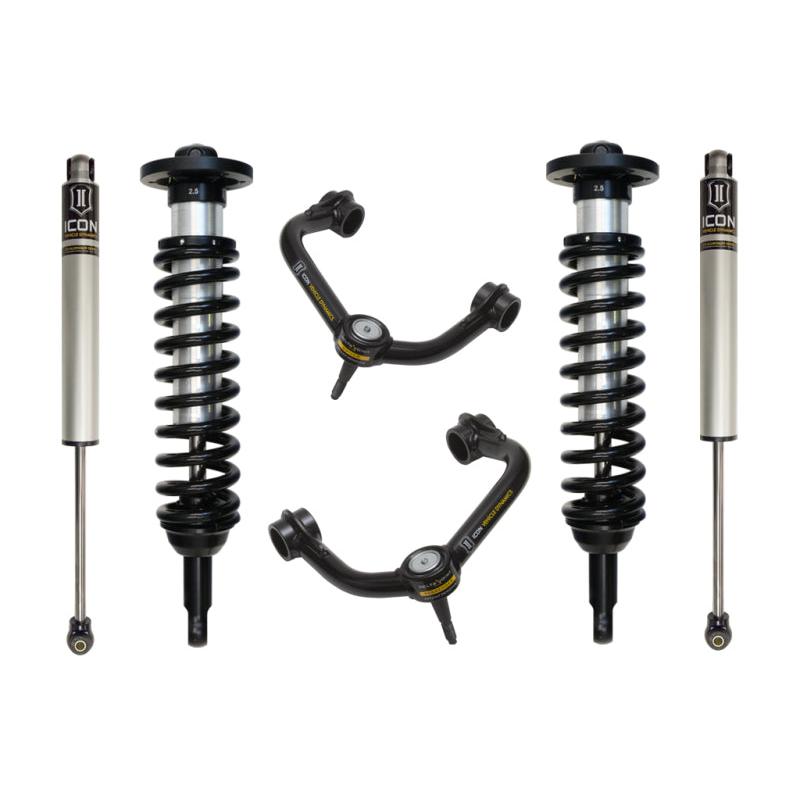 ICON 04-08 Ford F-150 2WD 0-2.63in Stage 2 Suspension System w/Tubular Uca - T1 Motorsports