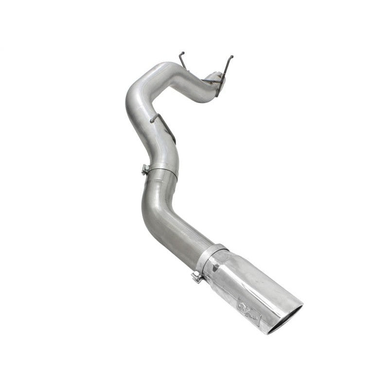 aFe MACHForce XP 5in DPF-Back SS Exht Dodge RAM 13-14 6.7L (td) Mega Cab w/ Polished Tip