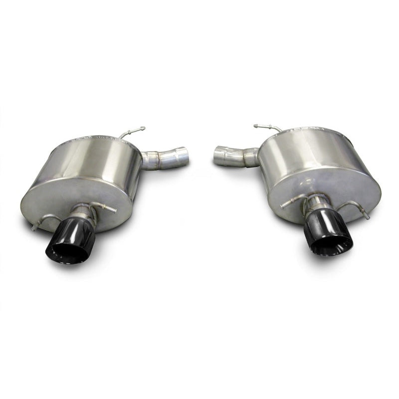 Corsa 09-13 Cadillac CTS Sedan V 6.2L V8 Black Sport Axle-Back Exhaust - T1 Motorsports