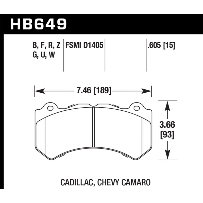 Hawk Performance Ceramic Street Brake Pads - T1 Motorsports