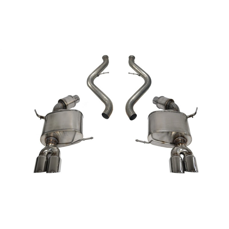 Corsa 08-12 BMW M3 Convertible E93 Polished Sport Cat-Back Exhaust - T1 Motorsports
