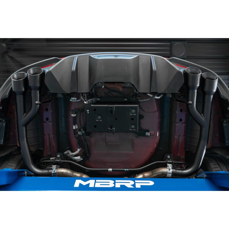 MBRP 18-20 Ford Mustang GT 2.5in T304 Non Active Dual Axle Back Exhaust System - 4in Dual Wall Tips - T1 Motorsports