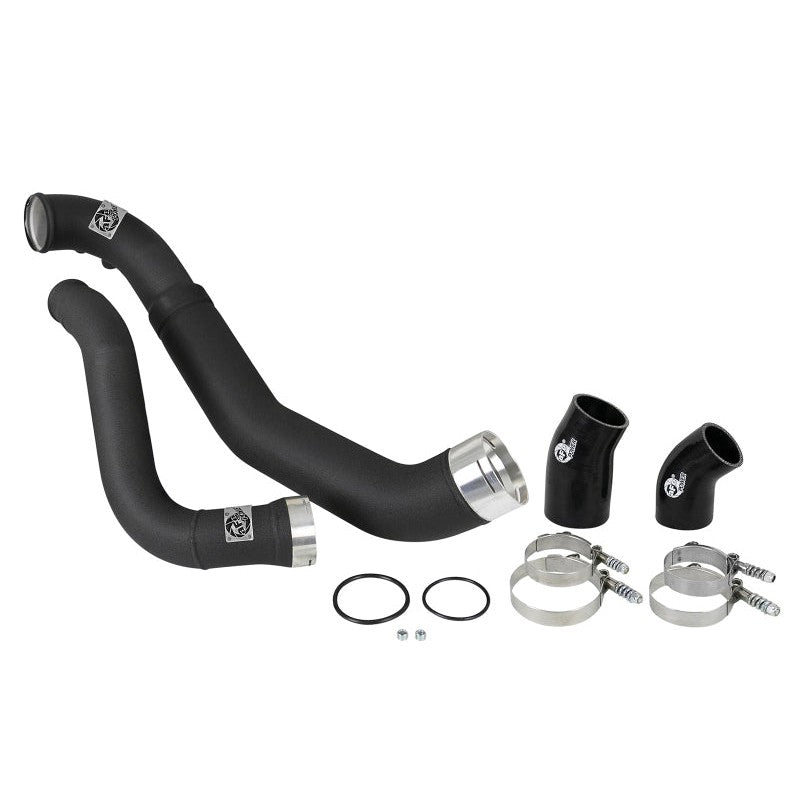 aFe Bladerunner 3.5in-3in Intercooler Cold Side Tube Black - 18-19 Ford F-150 V6-3.0L (td)