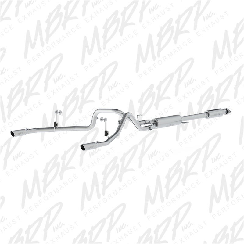 MBRP 2015 Ford F-150 5.0L 3in Cat Back Dual Split Rear Exit AL Exhaust System - T1 Motorsports