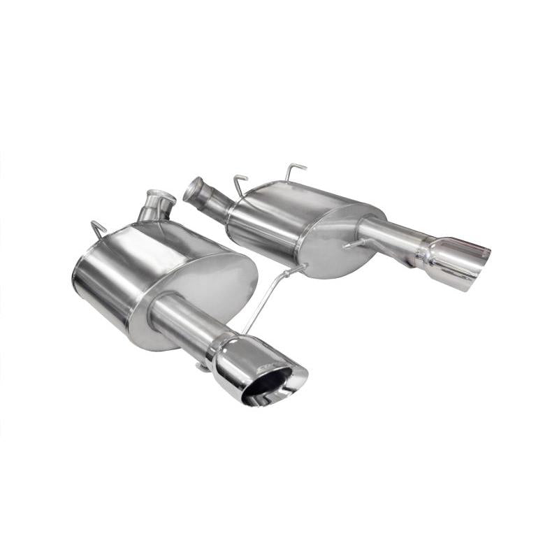 Corsa Xtreme Axle-Back Exhaust - Polished Tips - 2011-2014 Ford Mustang GT/Boss 302 5.0L V8