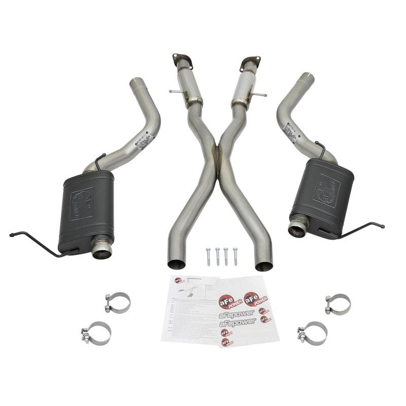 aFe MACHForce XP 12-17 Jeep Grand Cherokee WK2 SRT8 V8-6.4L 304SS Cat-Back Exhaust System