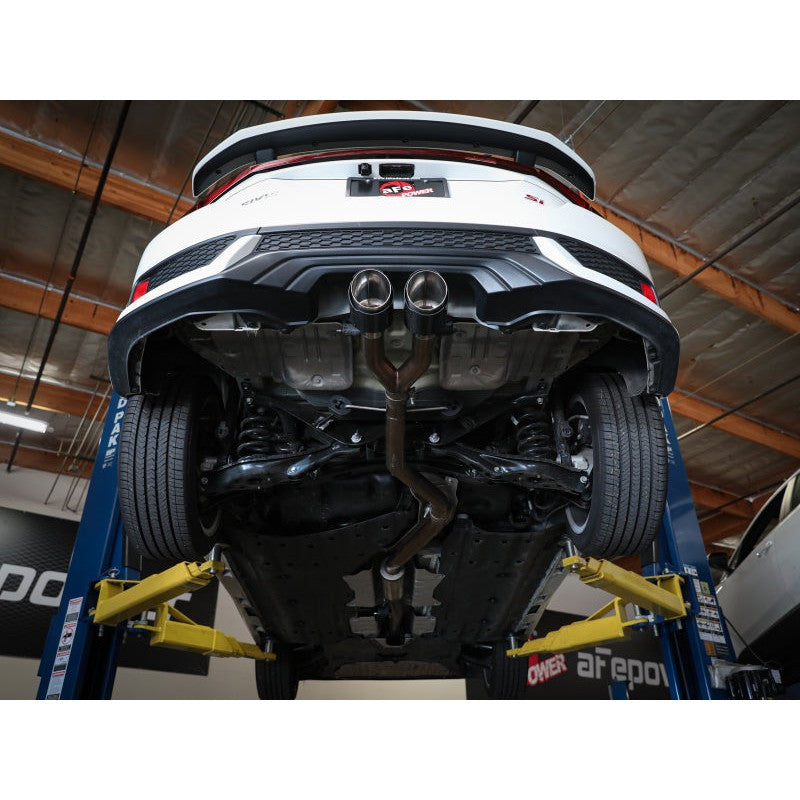 aFe Takeda 2.5in 304SS Cat-Back Exhaust System 17-20 Honda Civic SI Coupe L4-1.5L (t)