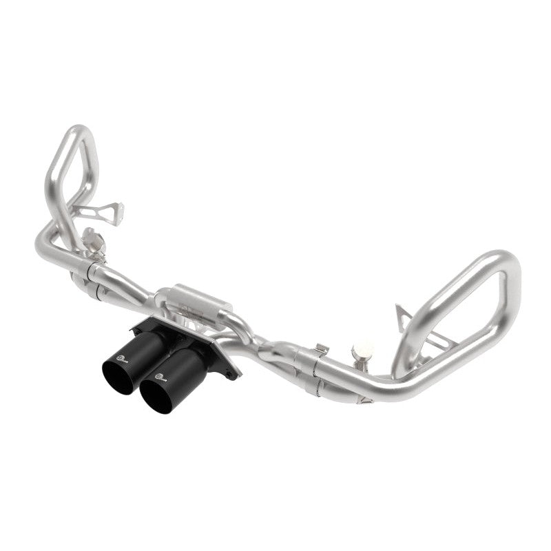 afe 14-16 Porsche 911 GT3 991.1 H6 3.8L MACH Force-Xp 304 SS Cat-Back Exhaust System w/ Black Tips
