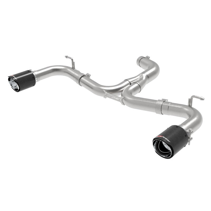 aFe 18-20 VW GTI (MK7.5) 2.0L MACH Force-Xp 3in to 2.5in 304 SS Axle-Back Exhaust System- Carb. Tips