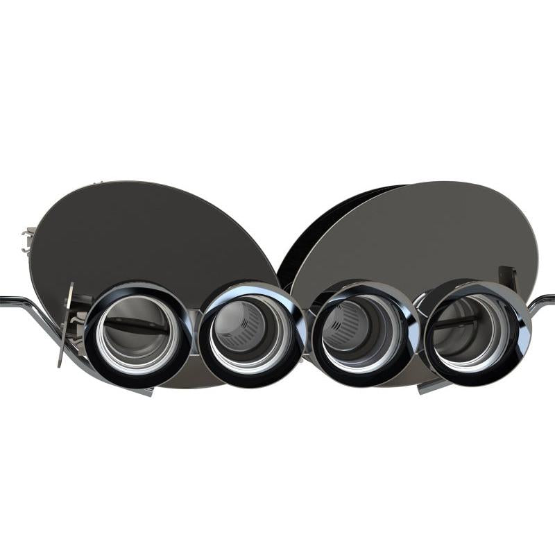 Corsa 2.75in Xtreme Axle-Back w/ Factory NPP & Quad Black Tips - 2015-2019 Chevrolet Corvette C7 Z06 6.2L