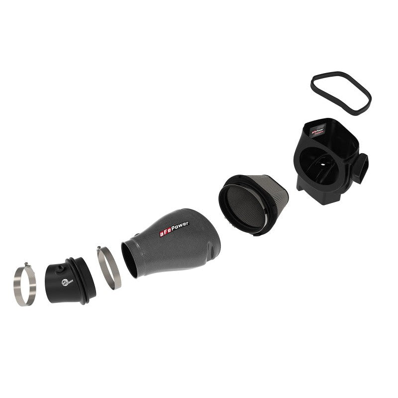 aFe Track Series Carbon Fiber Pro Dry S AIS - 2018 Jeep Grand Cherokee Trackhawk (WK2) V8-6.2L(SC)