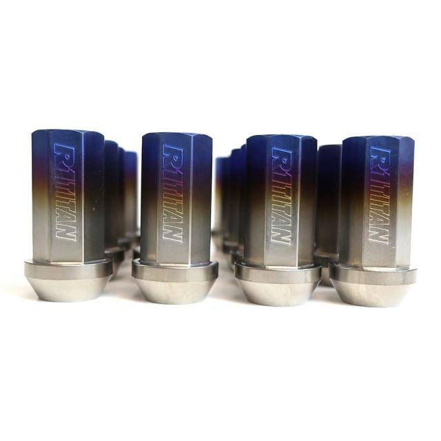 Amuse Titanium Lug Nuts (Open Ended) - 12x1.25 - T1 Motorsports