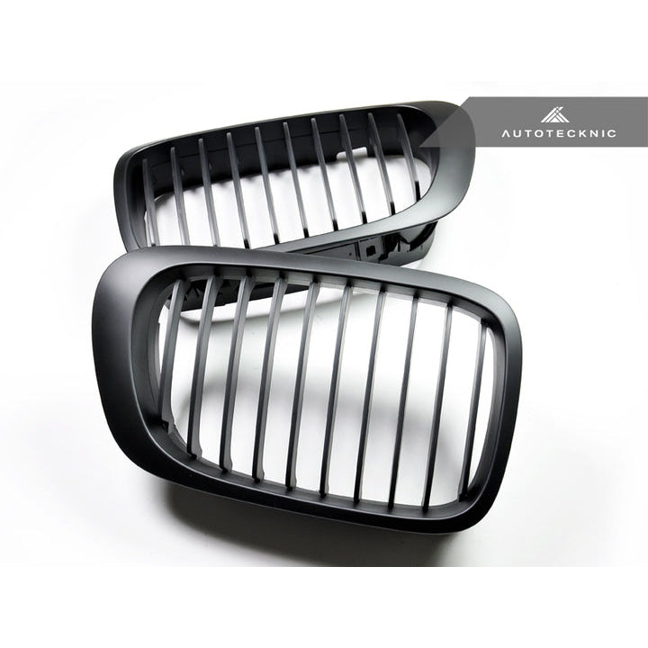 AutoTecknic Stealth Black Front Grilles - E46 3-Series Coupe - T1 Motorsports