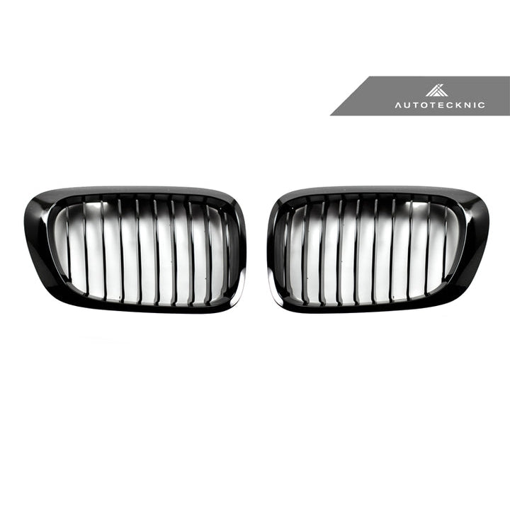 AutoTecknic Glazing Black Front Grilles - E46 3-Series Coupe - T1 Motorsports