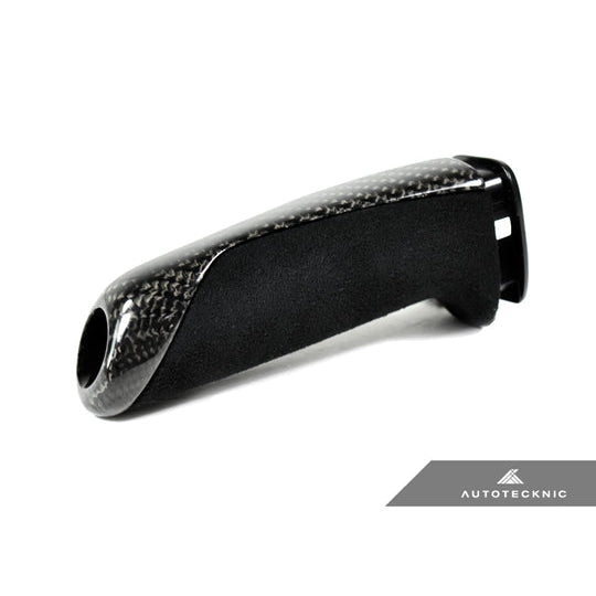 AutoTecknic Carbon Fiber OEM Style eBrake Handle | F Chassis - T1 Motorsports