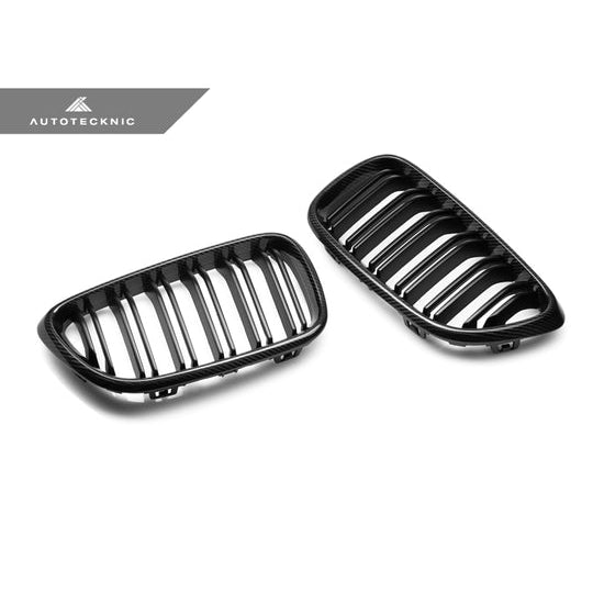 AutoTecknic Carbon Fiber Dual-Slats Front Grilles - F22 2-Series/ F87 M2 - T1 Motorsports