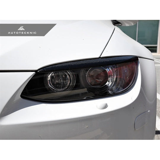 AutoTecknic Carbon Headlight Covers - E92 Coupe (Including E9X M3) - T1 Motorsports