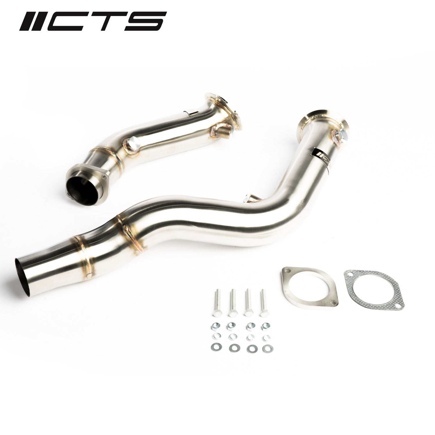 CTS Turbo 3" Catless Downpipe For BMW S55 F80 F82 F87 M3/M4/M2 Competition - T1 Motorsports