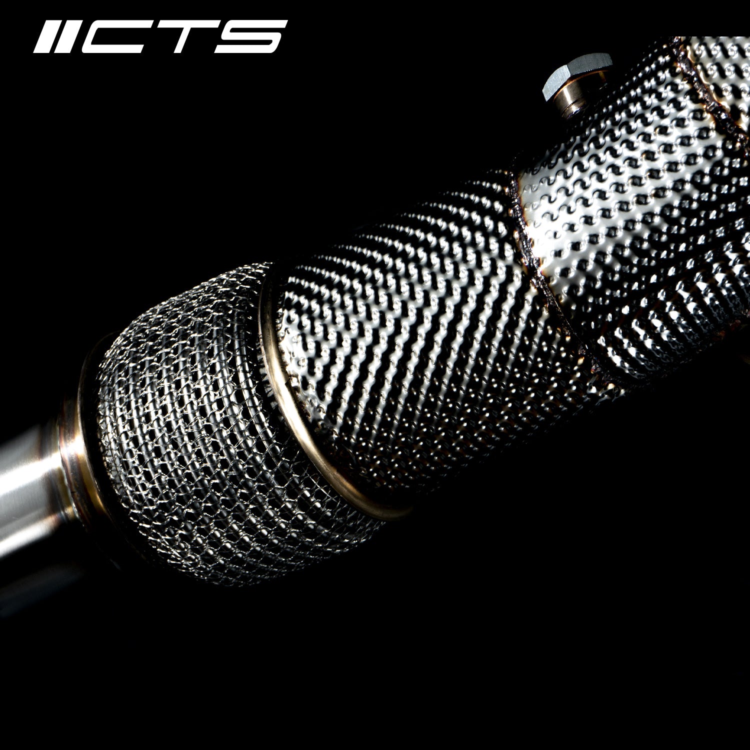 CTS Turbo Audi C7/C7.5 S6/S7/RS7 4.0T Cast Downpipe with High Flow Cats - T1 Motorsports