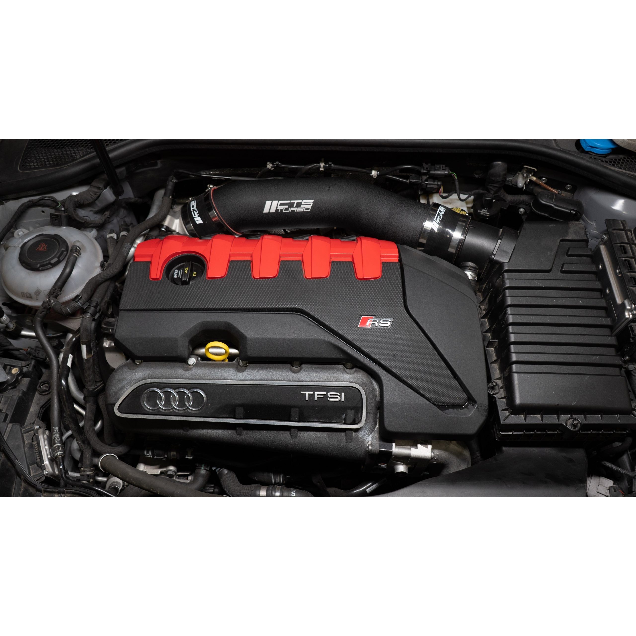 CTS Turbo 8V.2 RS3/8S TTRS 2.5T EVO 4″ Air Intake Pipe (Factory Airbox TO 4″ Inlet) - T1 Motorsports