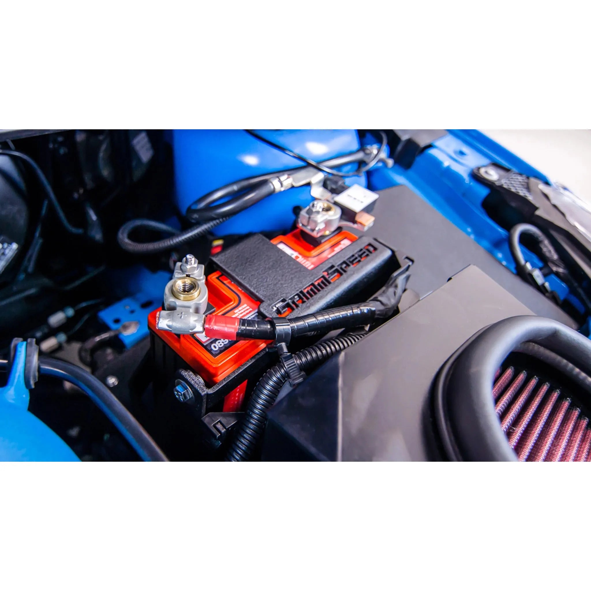 GrimmSpeed 16+ Ford Focus RS Lightweight Battery Mount - T1 Motorsports
