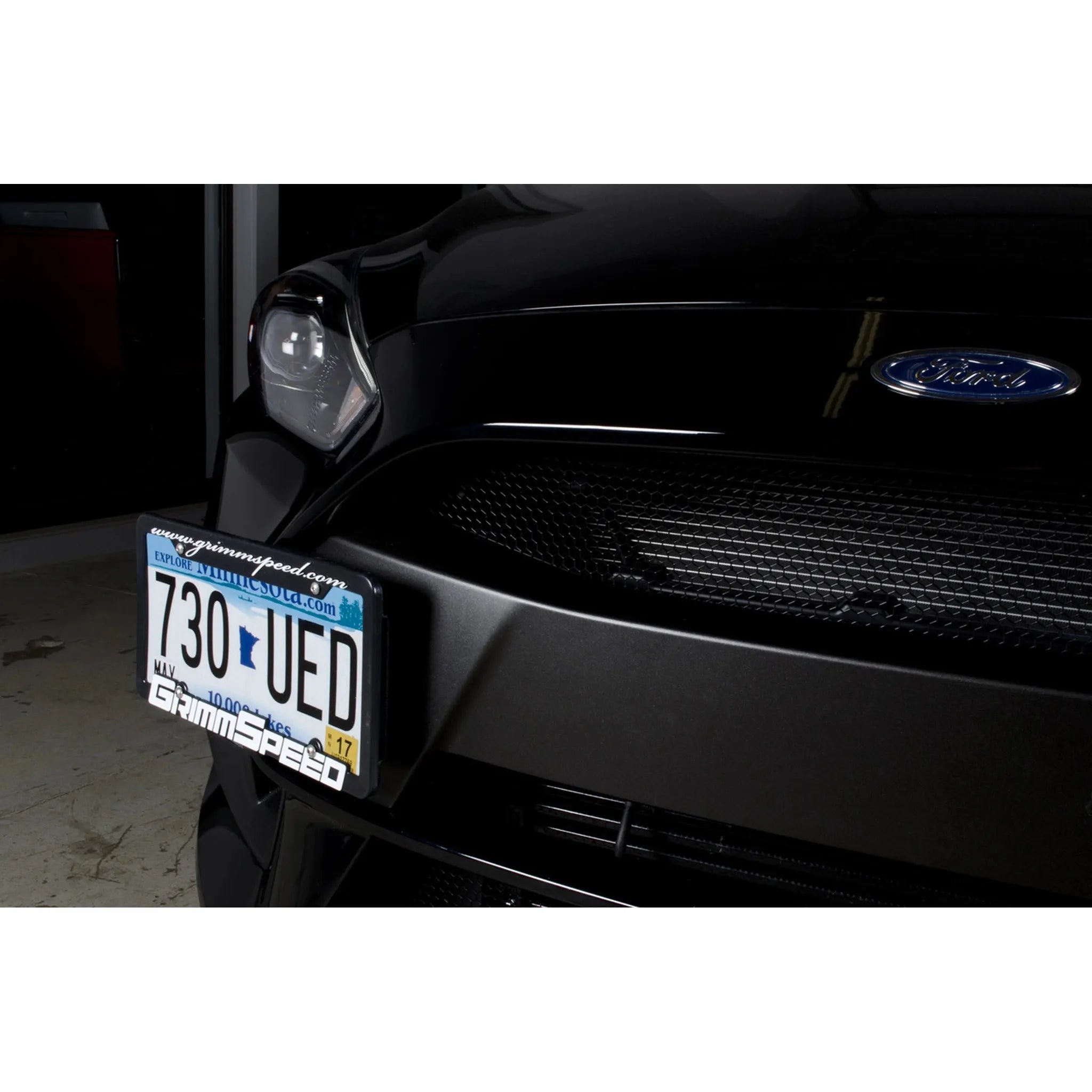 GrimmSpeed 2016+ Ford Focus RS License Plate Relocation Kit - T1 Motorsports