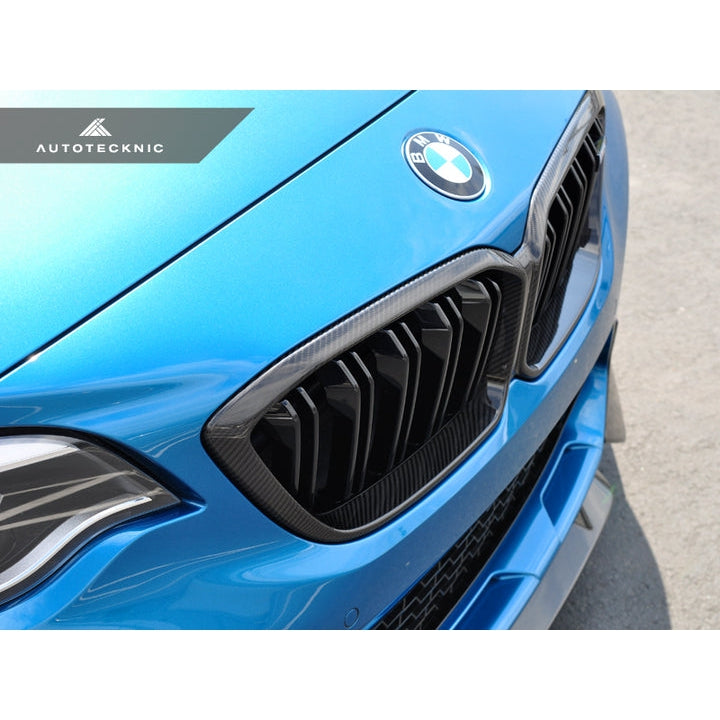 AutoTecknic Replacement Dry Carbon Grille Surrounds - F87 M2 Competition - T1 Motorsports