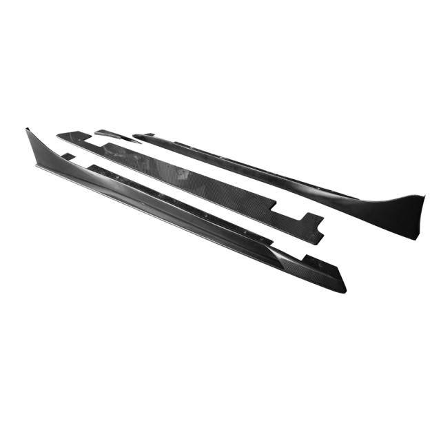 EVS Tuning FRP Side Skirts with Carbon Side Step for Toyota Supra A90 2020+ - T1 Motorsports
