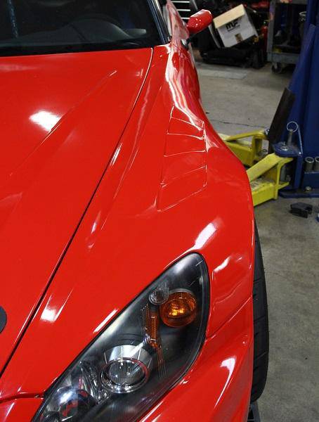 EVS Tuning Vented Front Wide Fenders (FRP) for Honda S2000 - T1 Motorsports