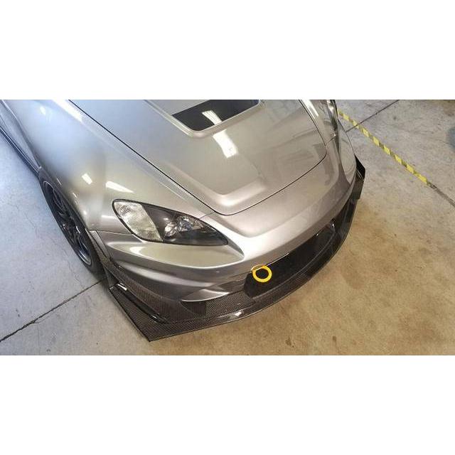 EVS Tuning Extended Tow Hook (Voltex Bumper) for Honda S2000 (Yellow) - T1 Motorsports
