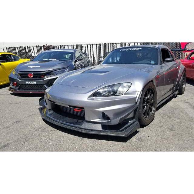 EVS Tuning Extended Tow Hook (Voltex Bumper) for Honda S2000 (Red) - T1 Motorsports