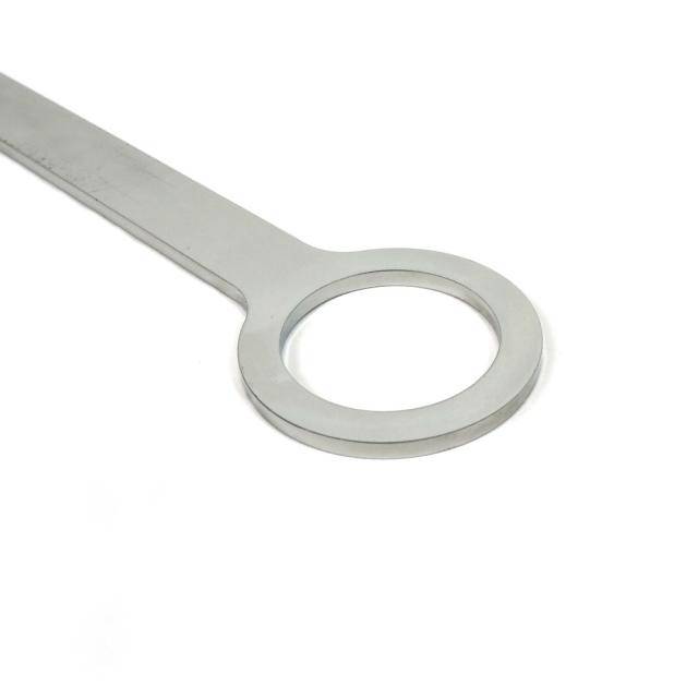 EVS Tuning Extended Tow Hook (Voltex Bumper) for Honda S2000 (Bright Silver) - T1 Motorsports