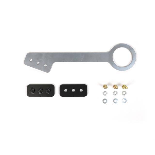 EVS Tuning Extended Tow Hook (Voltex Bumper) for Honda S2000 (Bright Silver) - T1 Motorsports