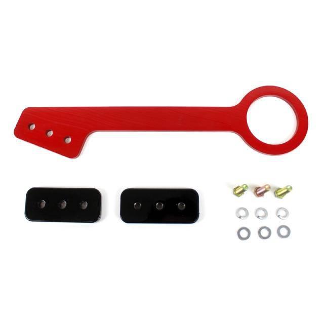 EVS Tuning Extended Tow Hook (Voltex Bumper) for Honda S2000 (Red) - T1 Motorsports