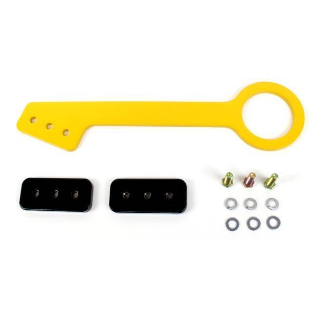 EVS Tuning Extended Tow Hook (Voltex Bumper) for Honda S2000 (Yellow) - T1 Motorsports