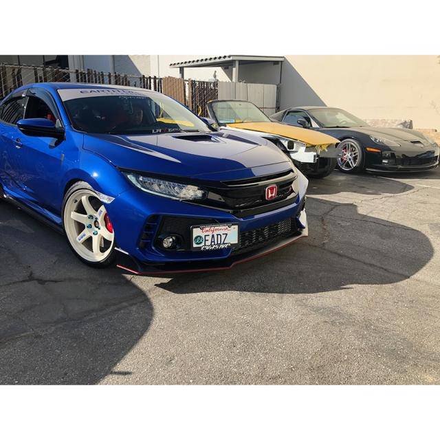 EVS Tuning License Plate Relocator for Honda Civic Type R FK8 2017+ - T1 Motorsports