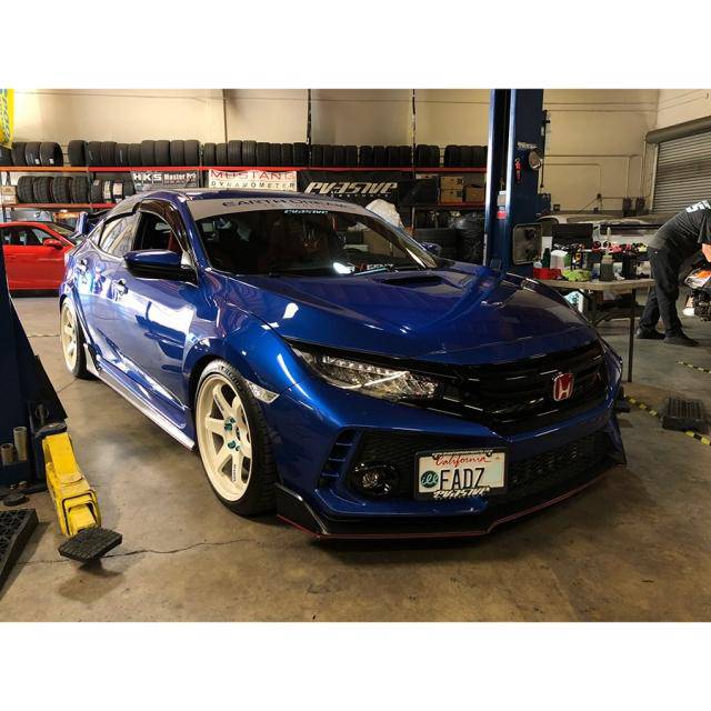 EVS Tuning License Plate Relocator for Honda Civic Type R FK8 2017+ - T1 Motorsports