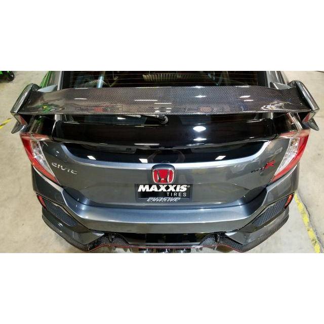 EVS Tuning Carbon Rear Spoiler for Honda Civic Type R FK8 - T1 Motorsports