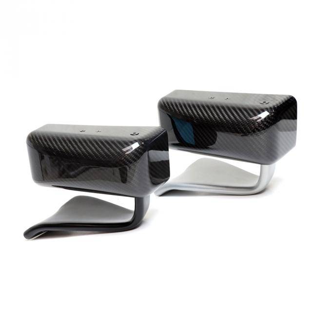 EVS Tuning Carbon GTLM Aero Mirrors (Silver) for Toyota 86 / Scion FR-S / Subaru BRZ - T1 Motorsports